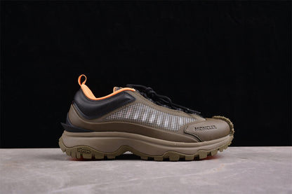 Moncler Trailgrip Lite 2 Olive Orange Sneakers
