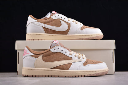 Travis Scott x Air Jordan 1 Low OG Mocha Sneakers