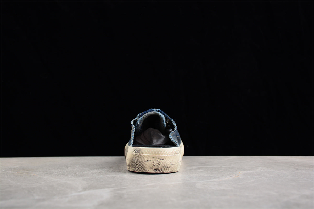 Balenciaga Paris Mule Denim Blue