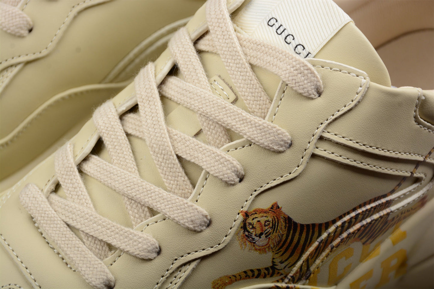 Gucci Rhyton Ivory Tiger Sneakers