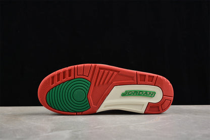 Air Jordan Spizike Low White Red Green Sneakers