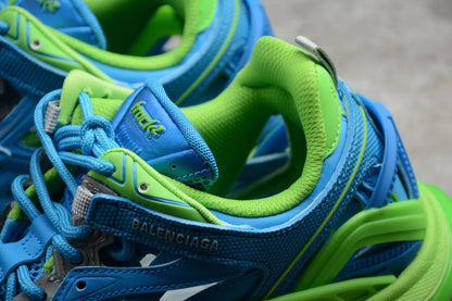 Balenciaga Track 2 Blue Green Sneakers