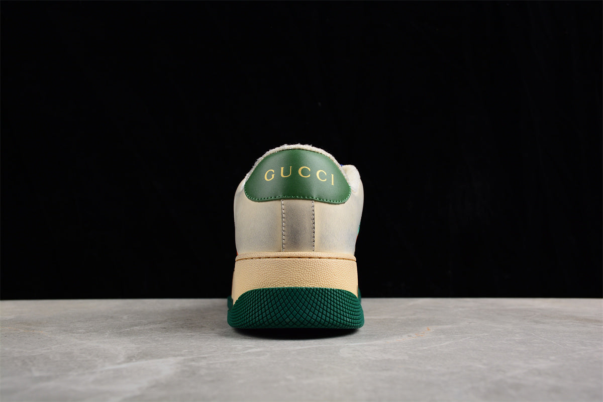 Gucci Screener Off-White Web Stripe Sneakers