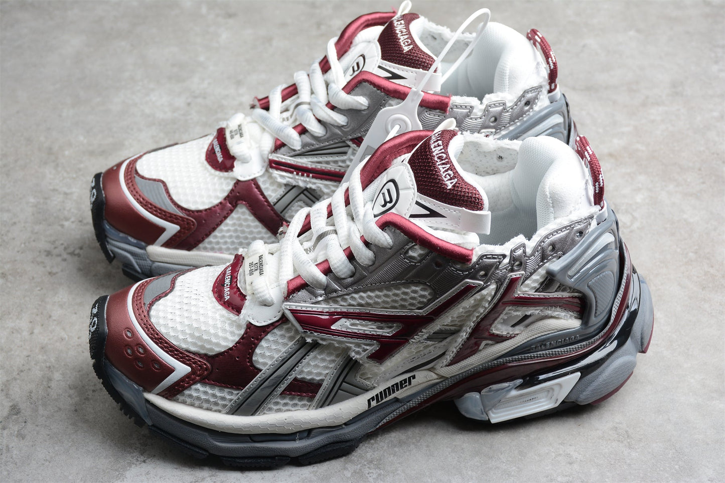 Balenciaga Runner Burgundy Grey