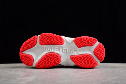 Balenciaga x Adidas Triple S White Red Sneakers