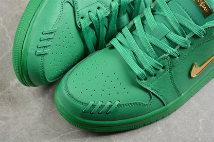 Air Jordan 1 Low Method of Make Green Sneakers