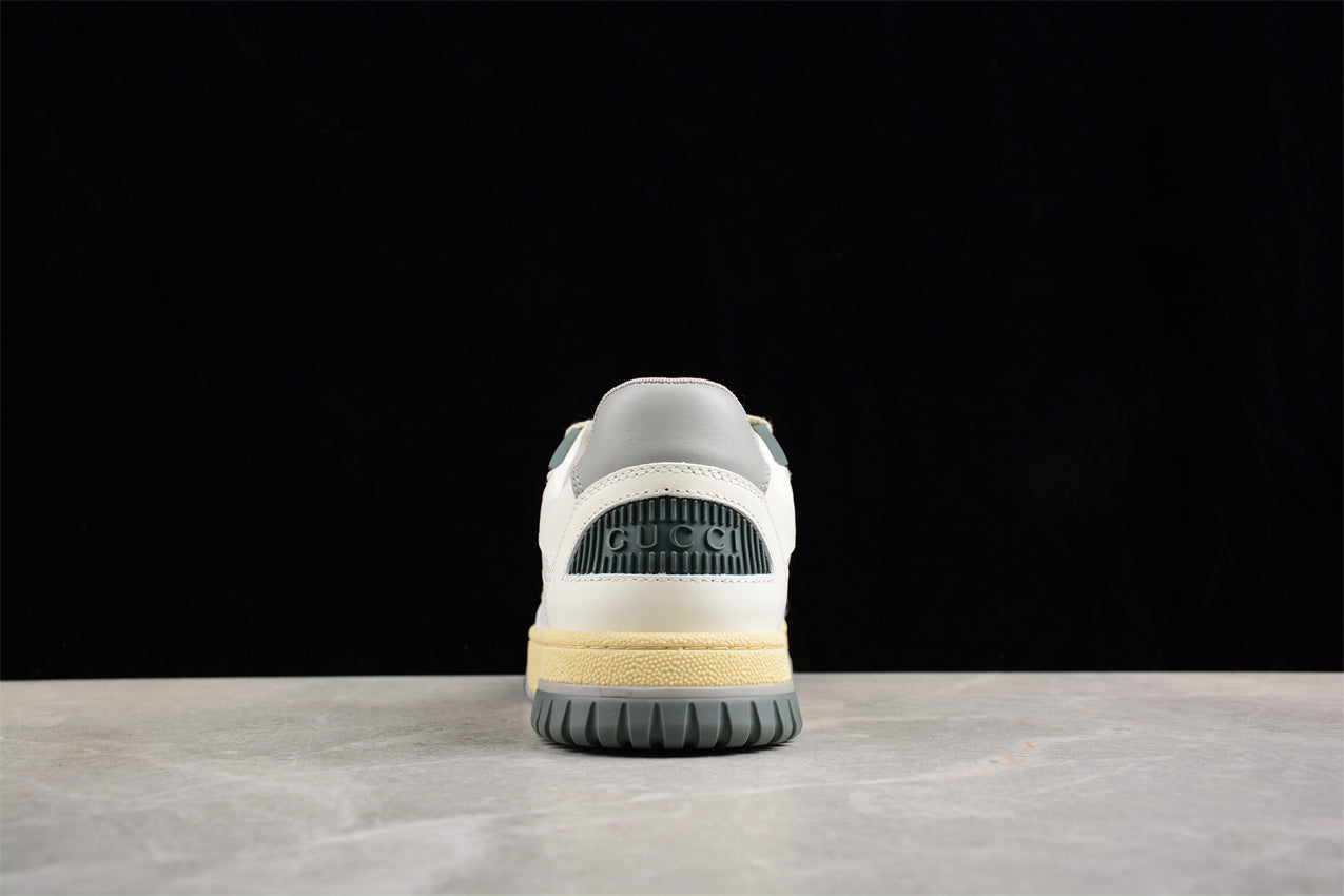 Gucci Distressed Leather Trainer Sneakers
