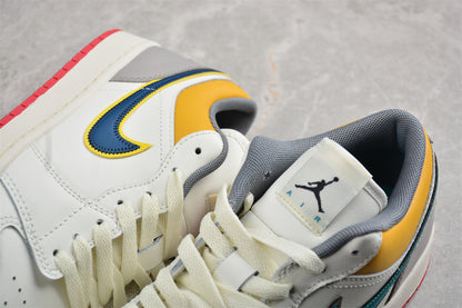 Nike Air Jordan 1 Low PRM Sail Cashmere Sneakers