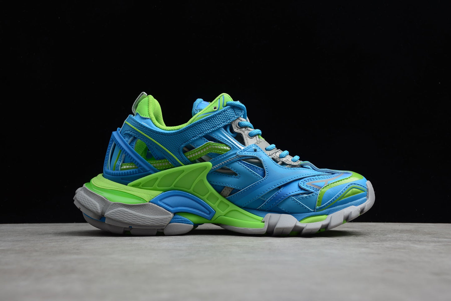 Balenciaga Track 2 Blue Green Sneakers