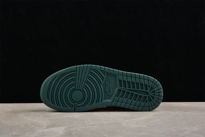 Nike Air Jordan 1 Mid Oxidized Green Sneakers