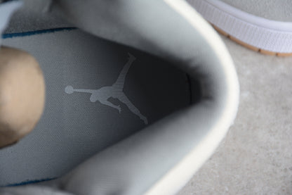 Nike Air Jordan 1 Mid SE Coconut Milk Particle Grey Sneakers
