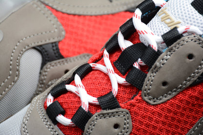 Balenciaga Triple S Grey Red Blue Clear Sole Sneakers