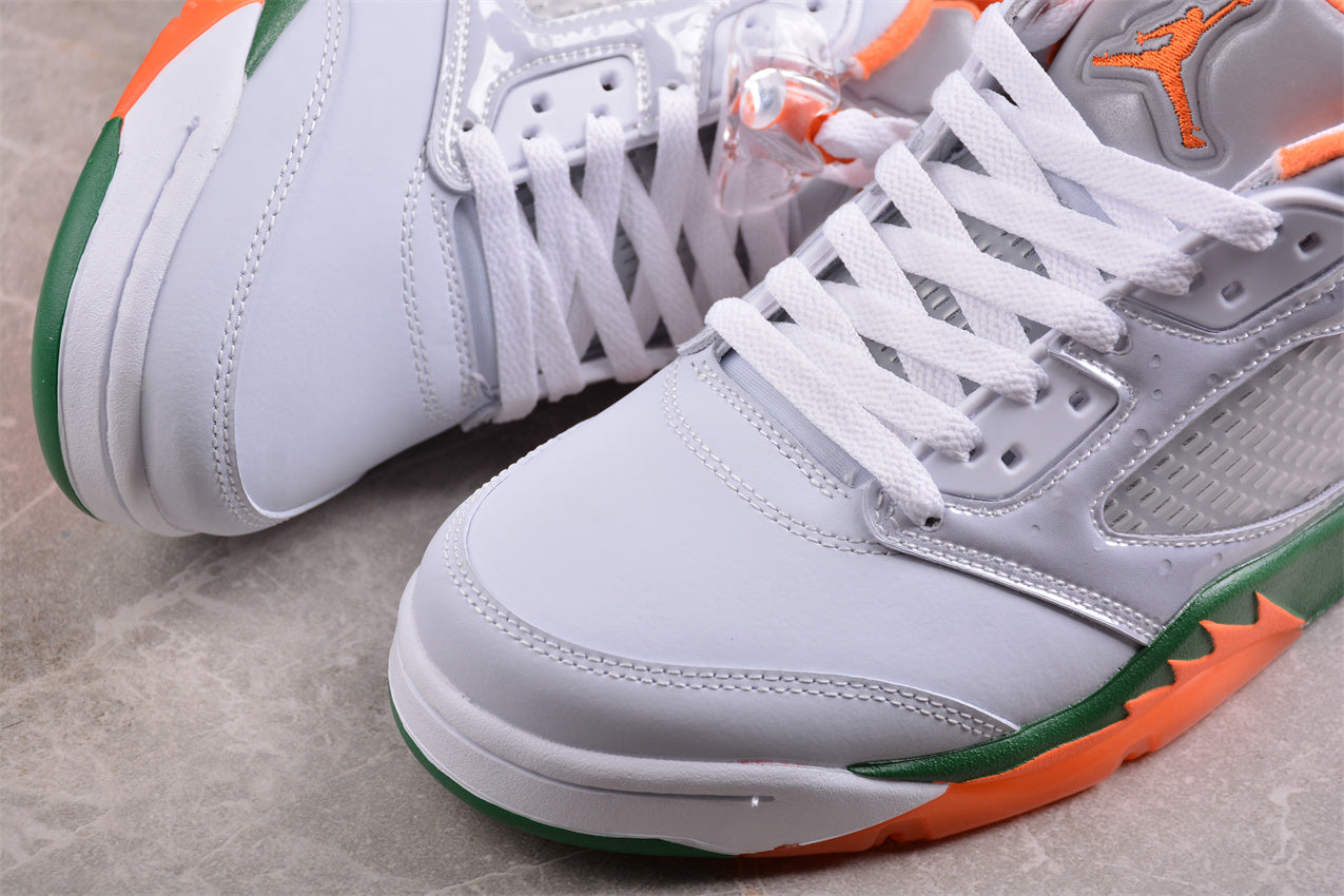 Air Jordan 5 Retro Low (GS) "Miami Hurricanes"