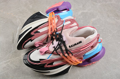 Balmain Unicorn White Pink Trainers