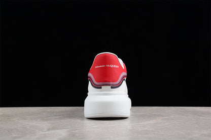 Alexander McQueen Oversized White Garnet Leather Sneakers