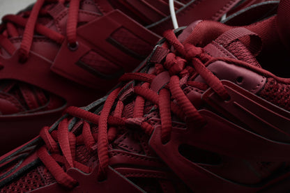 Women's Burgundy Track Lifestyle Sneakers