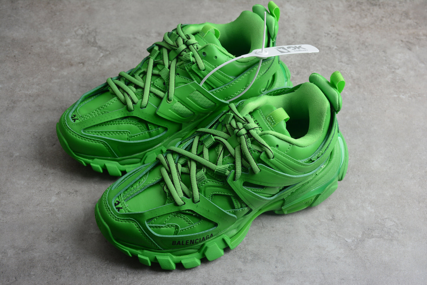 Men's Green Track Performance Sneakers