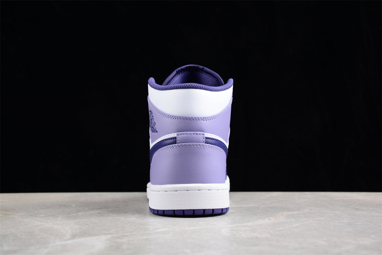 Nike  Air Jordan 1 Mid "Sky J Blueberry / Light Purple"