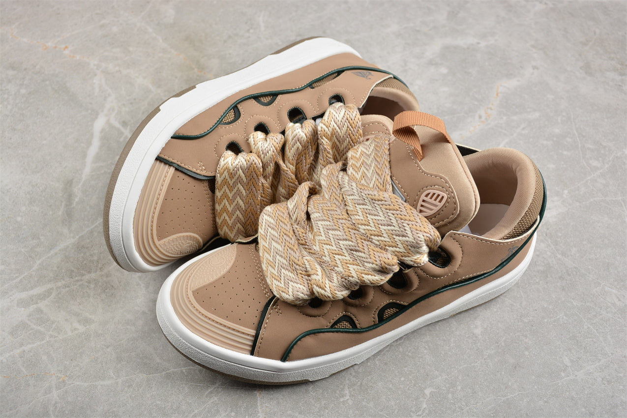 Lanvin Curb Sneaker Ecru