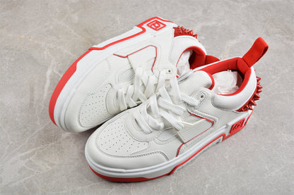 Christian Louboutin Astroloubi Leather White Red