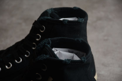 Balenciaga Paris High Top Canvas Black Sneakers
