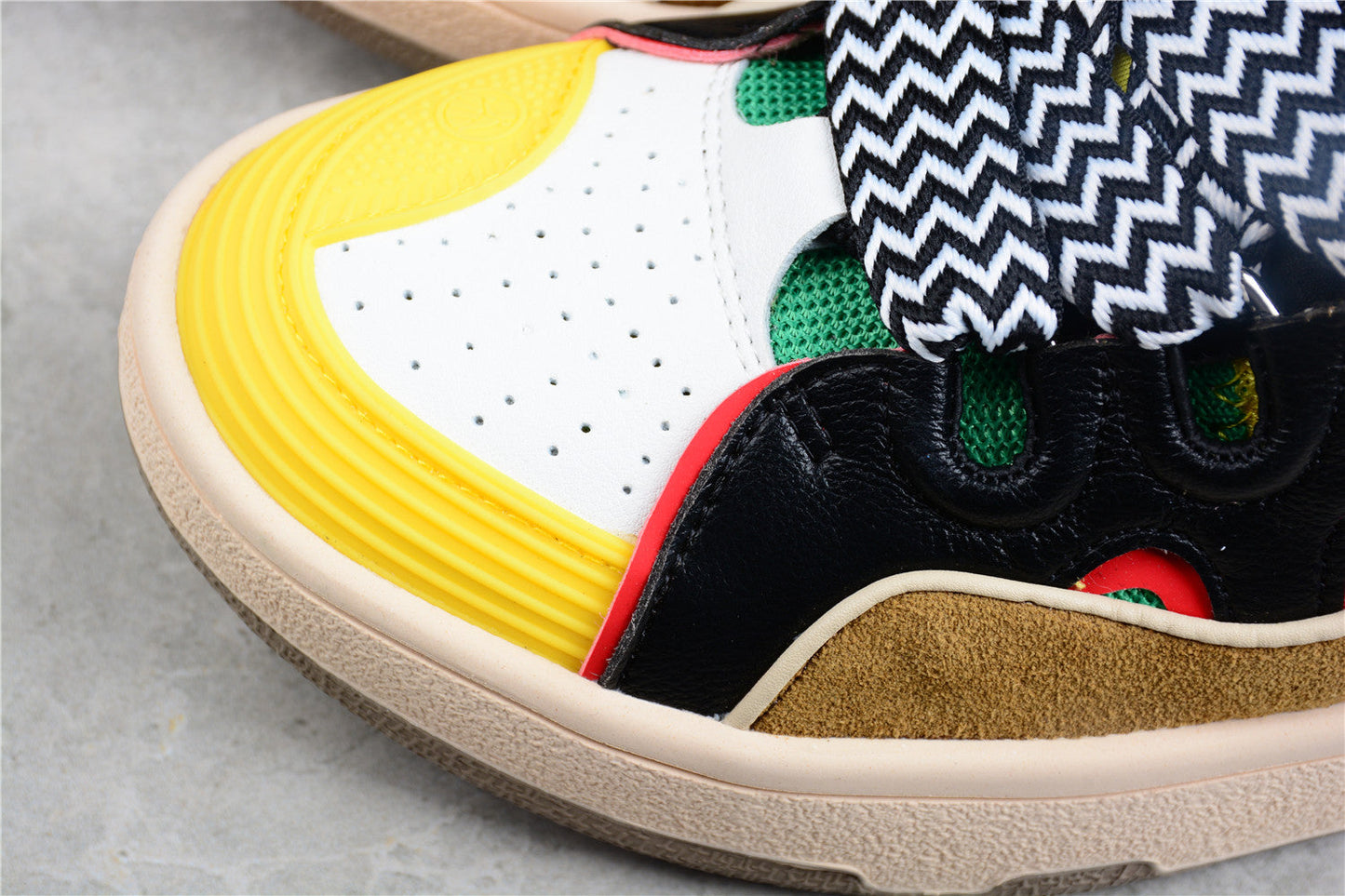 Lanvin Curb Sneaker 'Black Yellow'