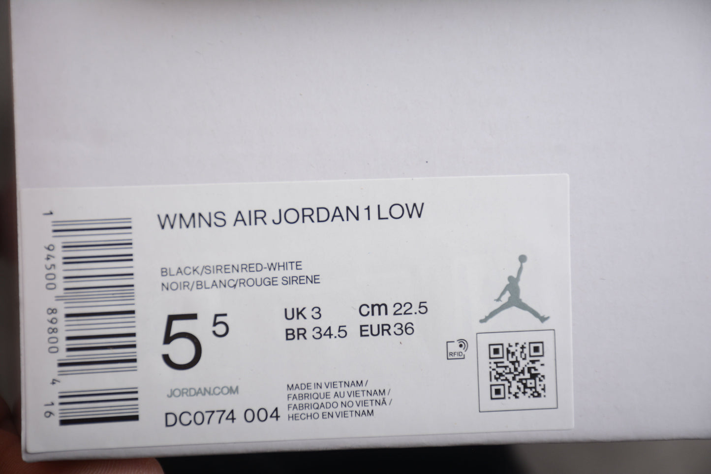 Air Jordan 1 Low "Siren Red"