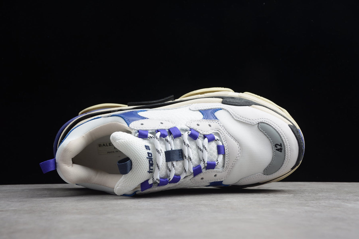 Balenciaga Triple S White Purple