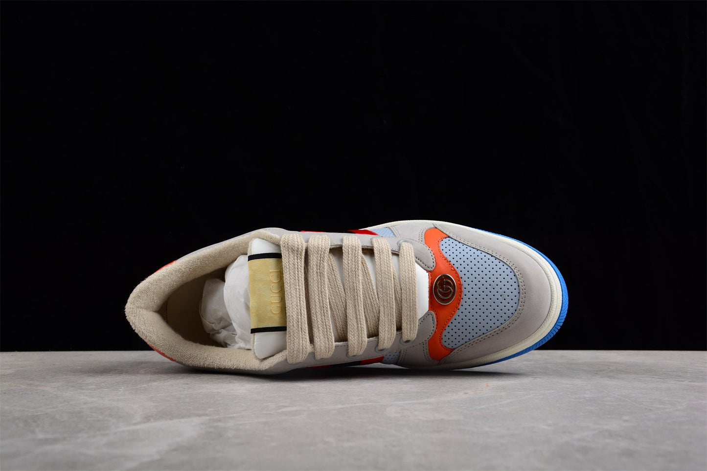 Gucci Lovelight Grey Suede Sneakers