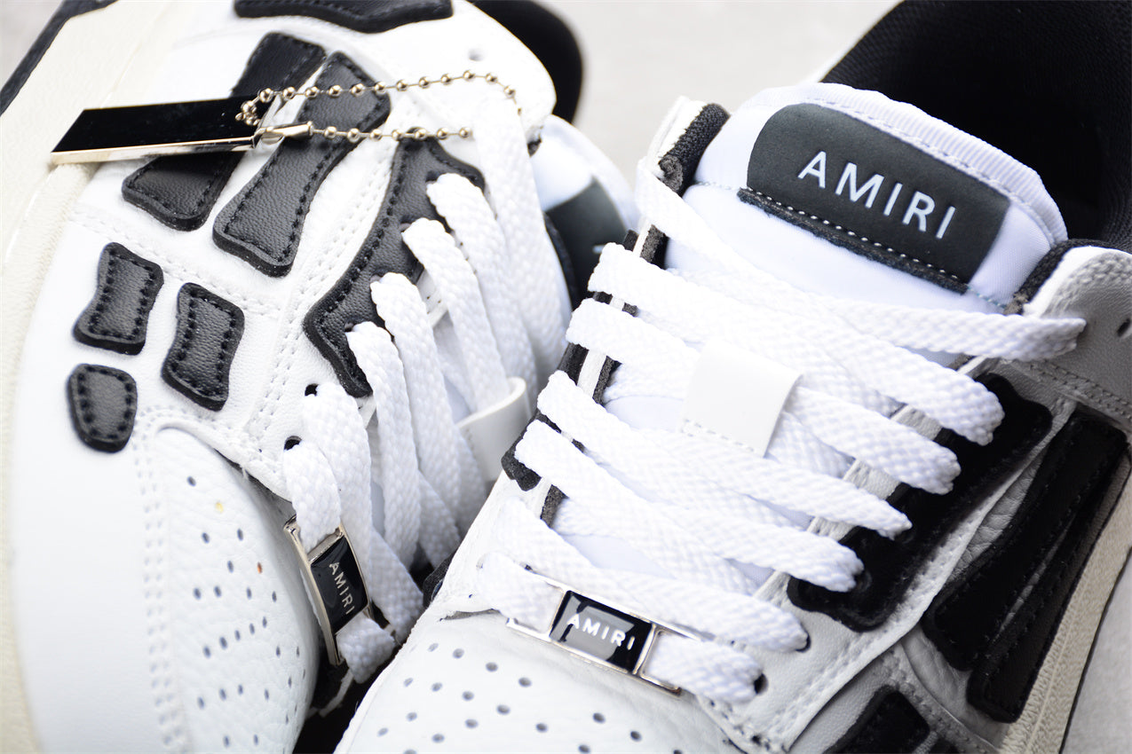 AMIRI Skel Top Low 'White Black'