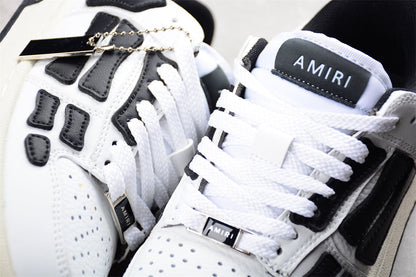 AMIRI Skel Top Low White Black Sneakers