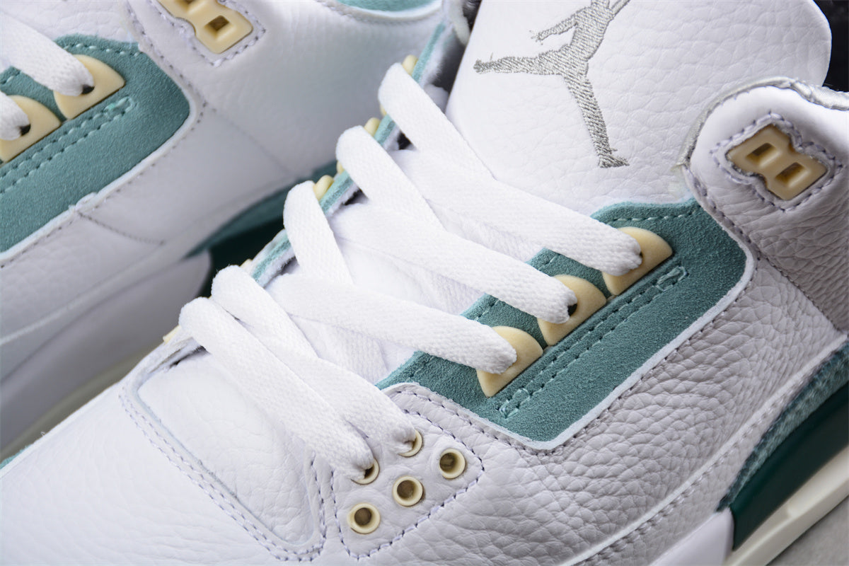 Air Jordan 3 Retro White/Grayish Green