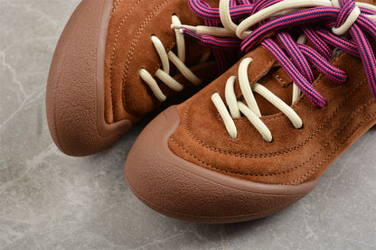 Alexander McQueen Flexion Brown Suede Sneakers