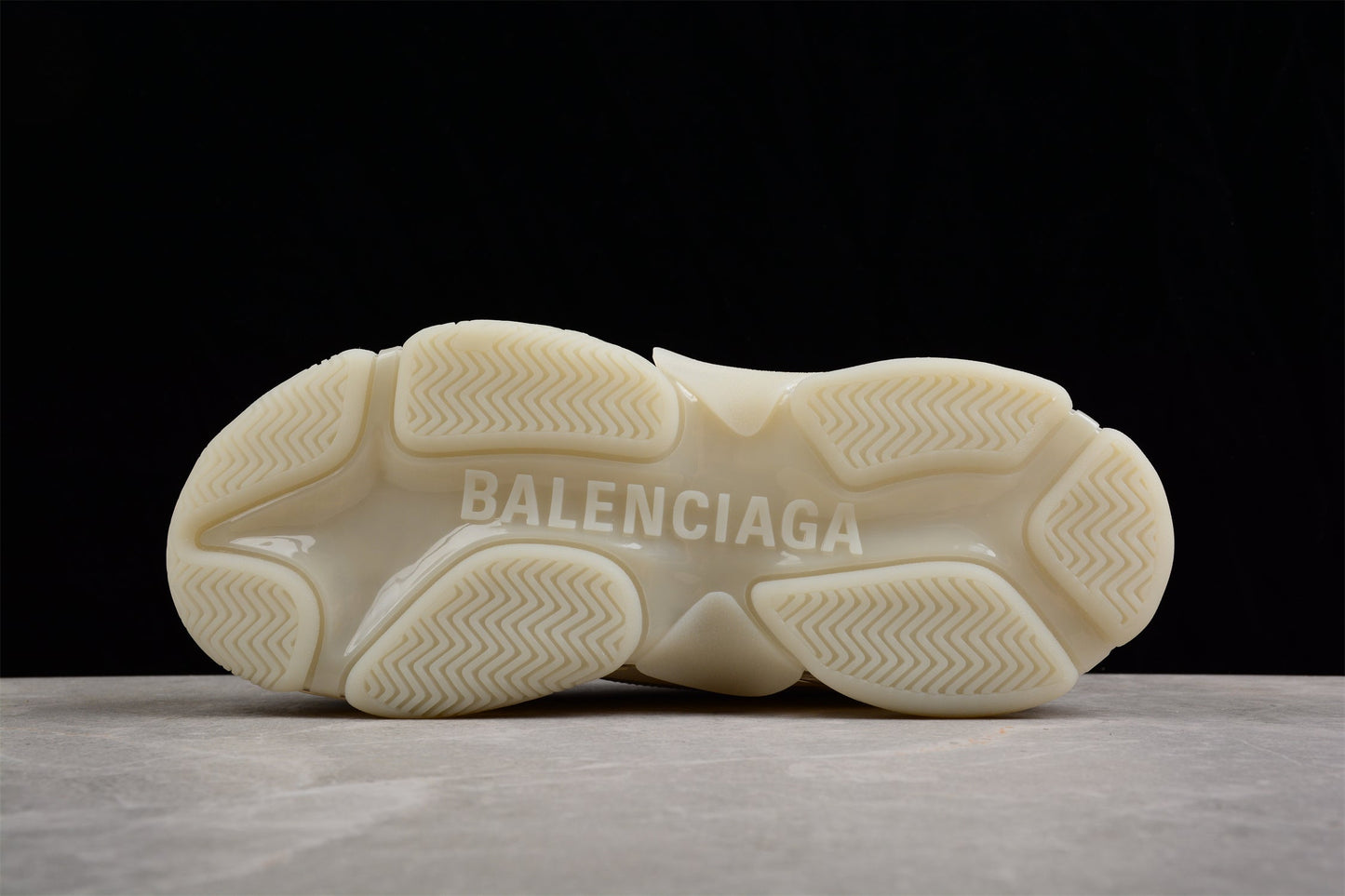 Balenciaga Triple S Clear Sole White Sneakers