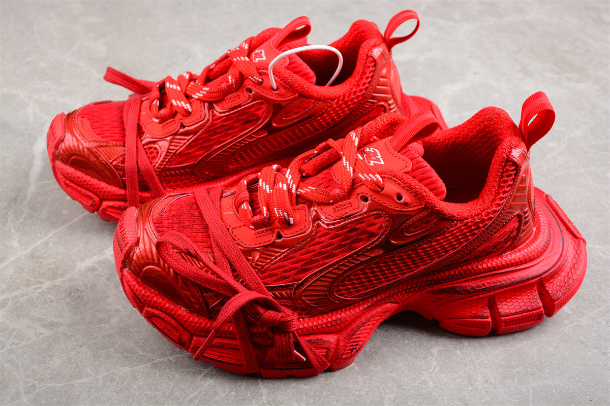 Balenciaga 3XL Red Sneakers