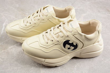 Gucci Interlocking G Rhyton Ivory Sneakers