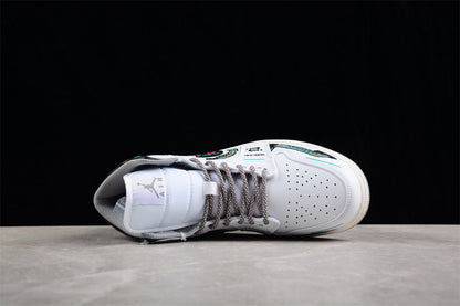 Nike Air Jordan 1 Mid The Future White Black Sneakers