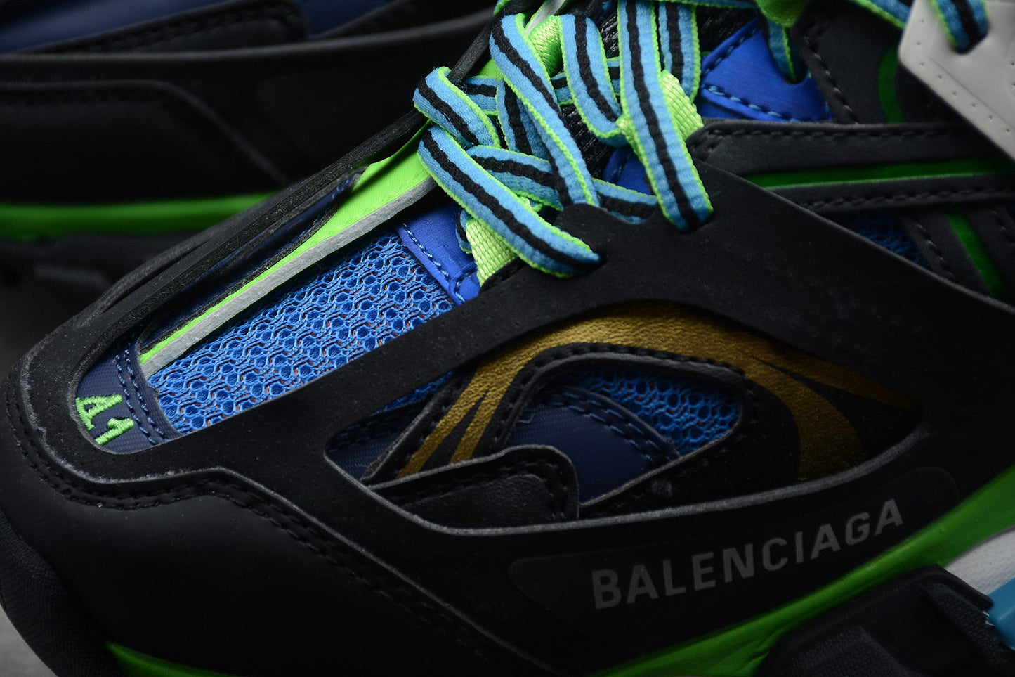 Balenciaga Track Black Blue Sneakers