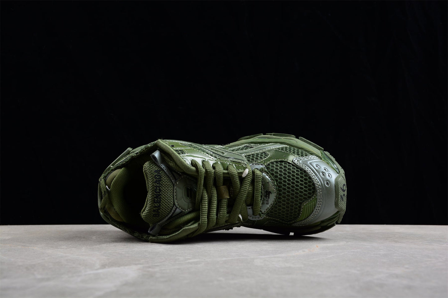 Balenciaga Runner Leather Free Khaki Sneakers