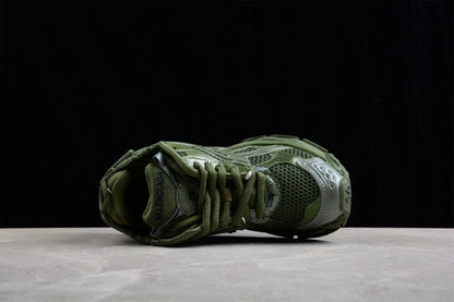 Balenciaga Runner Leather Free Khaki Sneakers