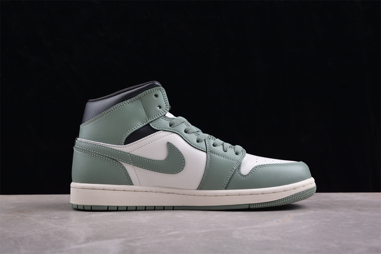 The Air Jordan 1 Mid "Jade Smoke"