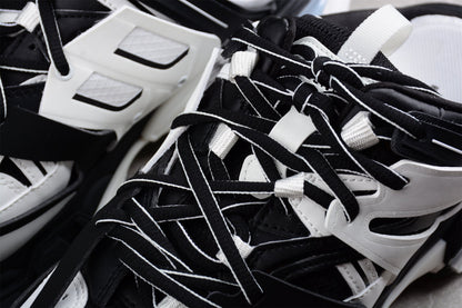 Balenciaga Track Mule White Black