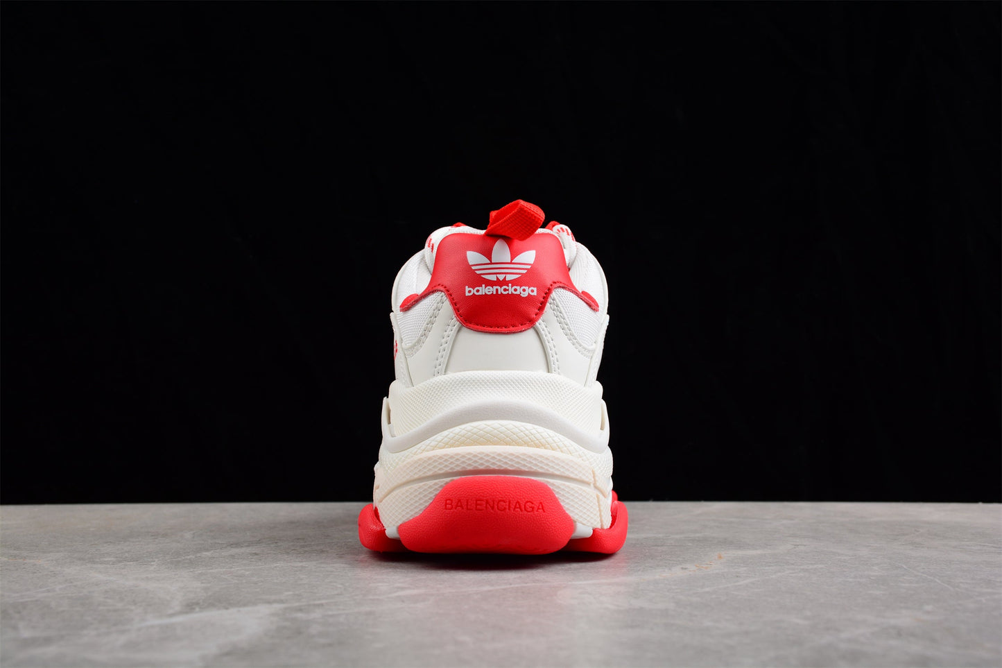 Balenciaga x Adidas Triple S White Red Sneakers