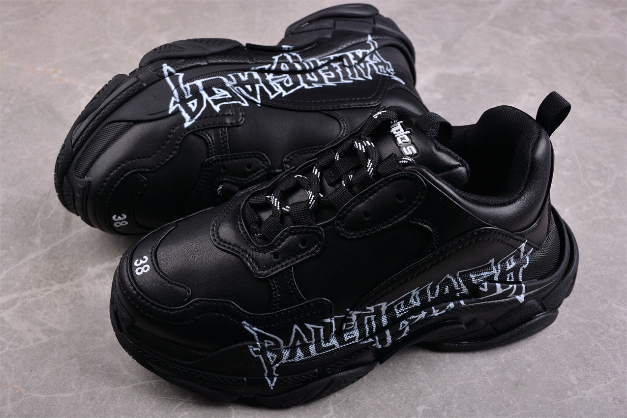 Balenciaga Triple S Black Sneakers