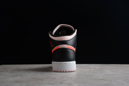 Air Jordan 1 Mid Black Atmosphere Sneakers