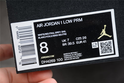 Air Jordan 1 Low Berlin Grey Sneakers