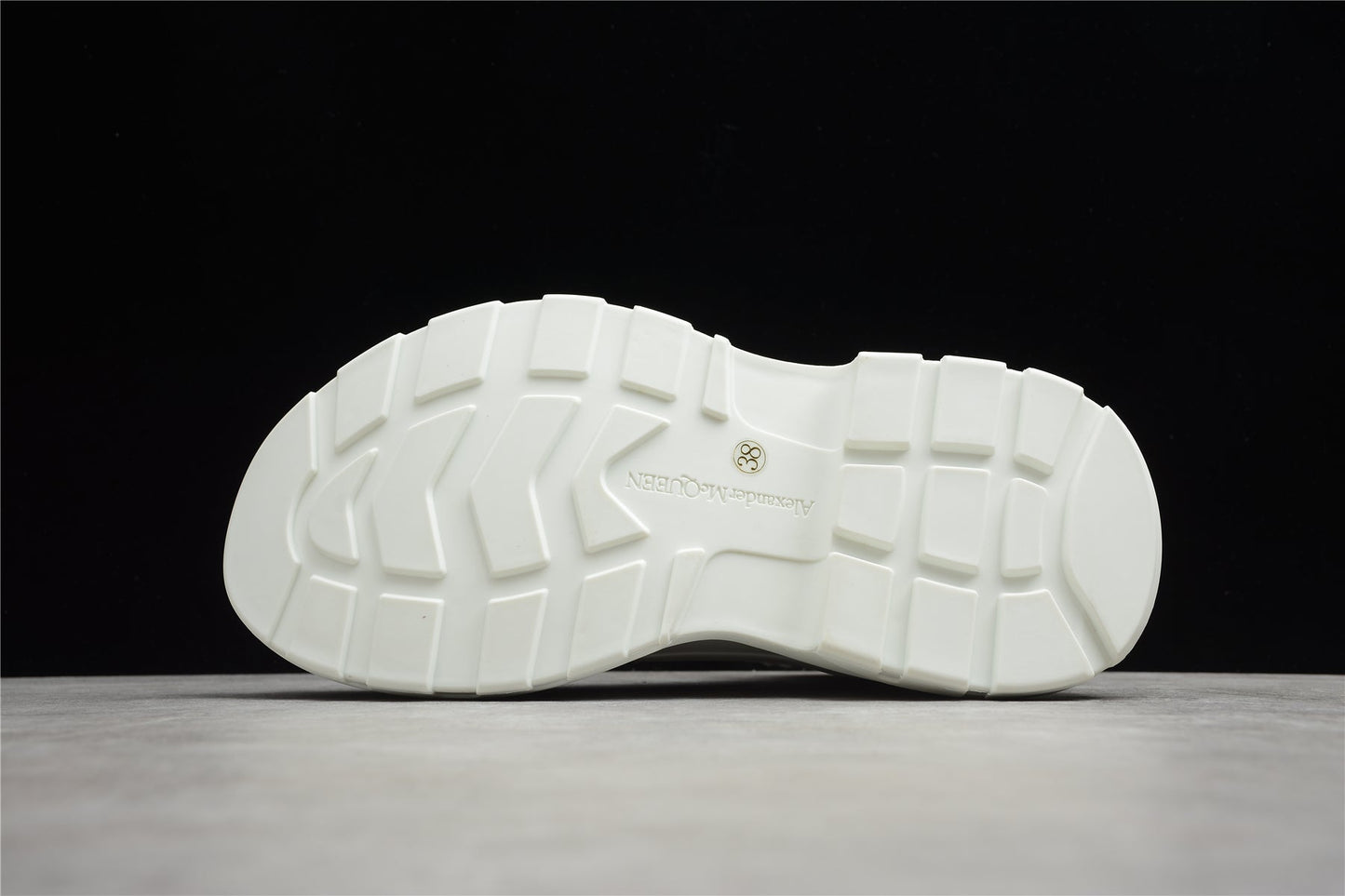 Alexander McQueen Tread Slick Boot Leather White White