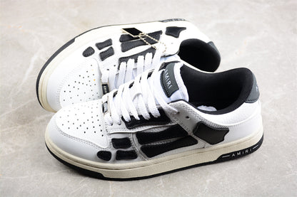 AMIRI Skel Top Low White Black Sneakers