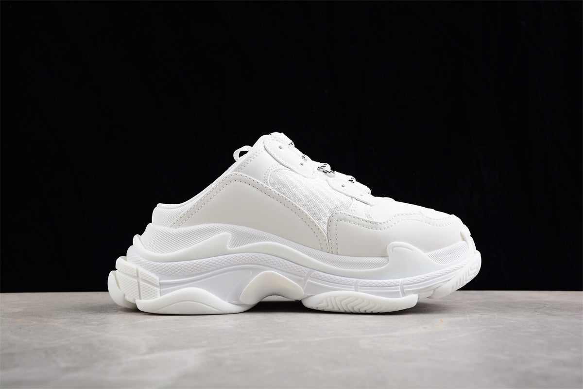 Balenciaga Triple S Mule All White