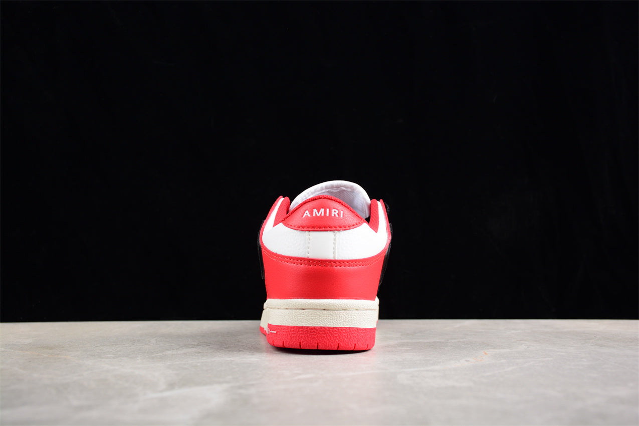 AMIRI Skel Top Low 'White Red'